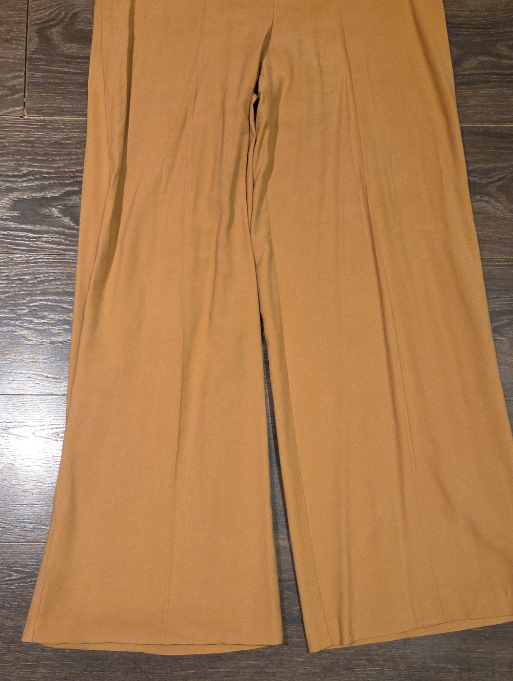 ❤️ TOPSHOP HIGH RISE WIDE LEG PANTS / TROUSERS, CAMEL, 8 (29) - Picture 4 of 8